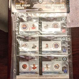 Bnib: 2001 NHL Stamp cards